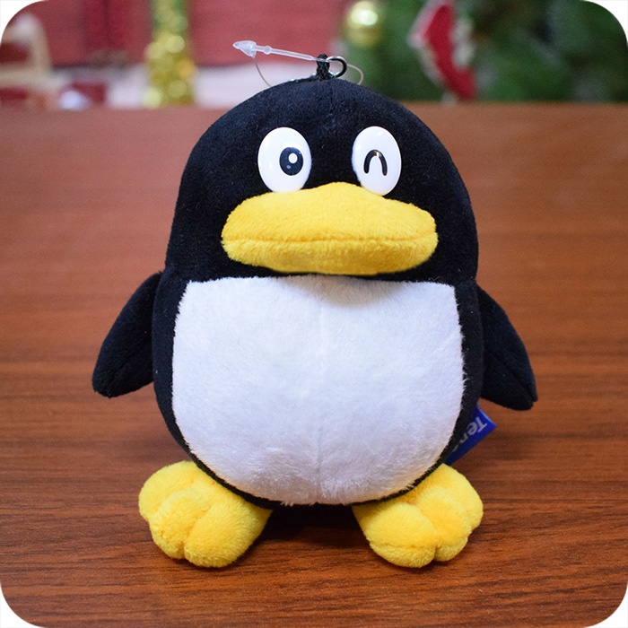 Penguin Mascot Plush Toy, 4.5 inches