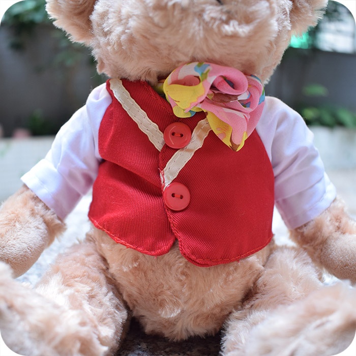 Flight Attendant Teddy Bear, 10 inches